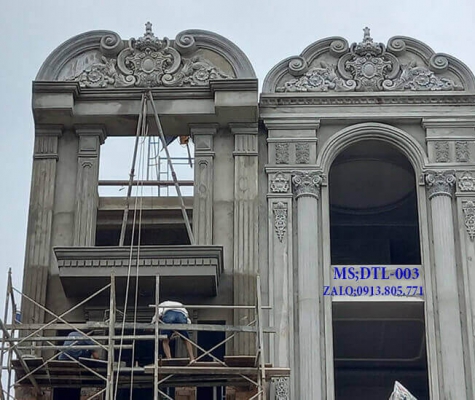 Thạch cao | Gắn phù điêu mặt tiền bằng xi măng